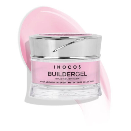 Gel de Construção Rosa Leitoso Intenso 50g Média Viscosidade Inocos