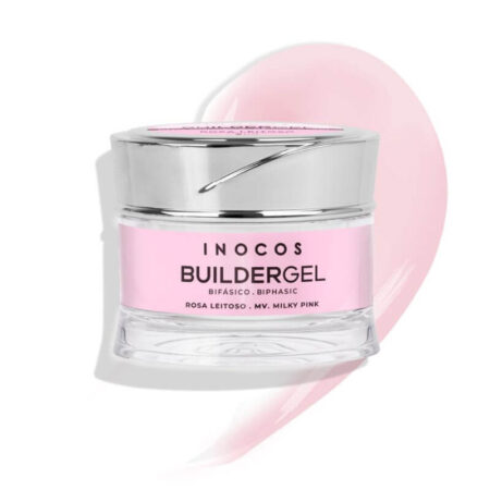 Gel de Construção Rosa Leitoso 50g Média Viscosidade Inocos