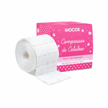Rolo de compressas de celulose - Inocos 500 unidades