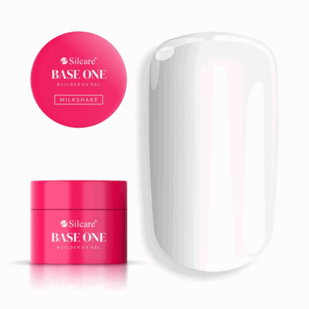 Gel de Construção Branco Leitoso Milkshake 100g - Sem HEMA e sem TPO - Silcare