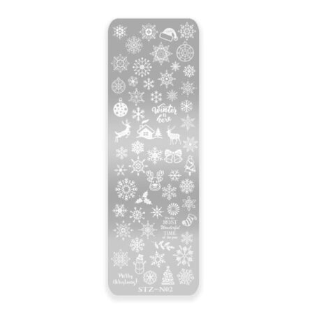 Placa de carimbo Natal - STZ-N02