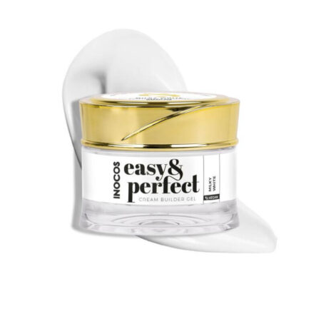 Gel de Construção em Creme Easy & Perfect- Branco Leitoso 30g Inocos