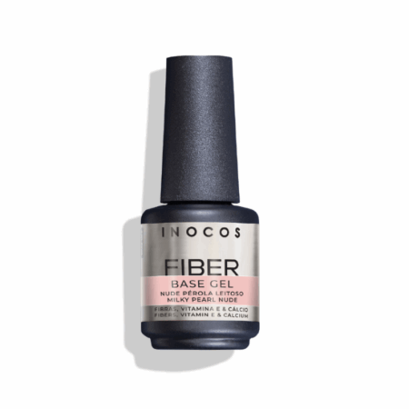 Fiber Base Gel Nude Pérola Leitoso Inocos 15ml