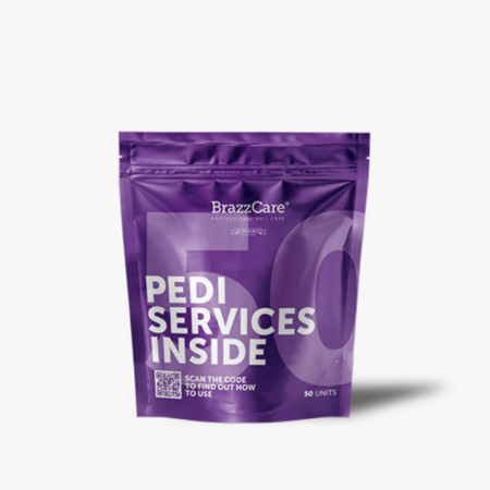Pedi Bag - 50 serviços de sapatilhas BrazzCare