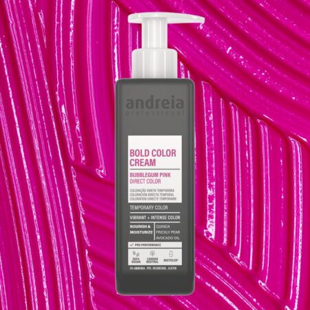 Coloração direta em creme - Máscara de cor Rosa Chiclete - Andreia