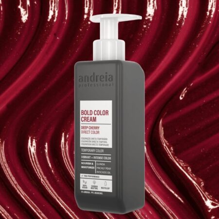 Coloração direta em creme - Máscara de cor Vermelho cereja profundo - Andreia