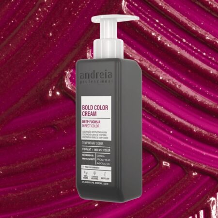 Coloração direta em creme - Máscara de cor Fuschia Profundo - Andreia