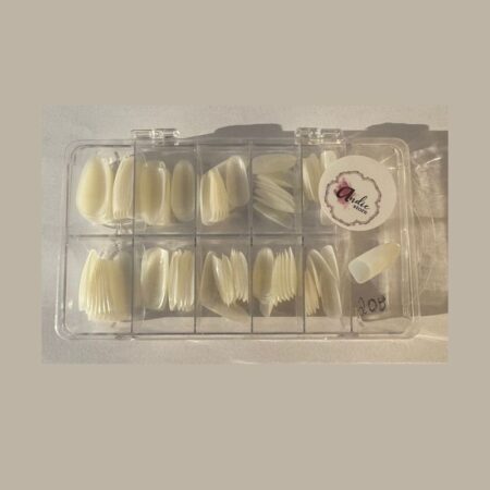 Tips redondos encaixe largo 100 pcs ref. 208