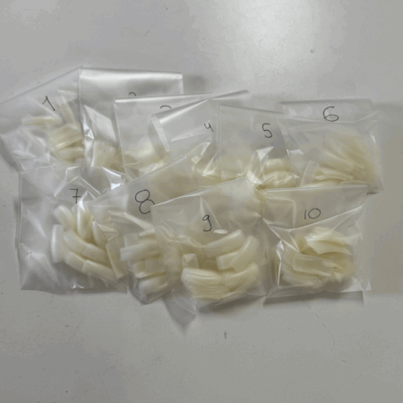 Tips normais com encaixe largo 500 pcs - em sacos