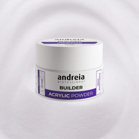 Pó de construção acrílico- Transparente (clear) 20g Andreia