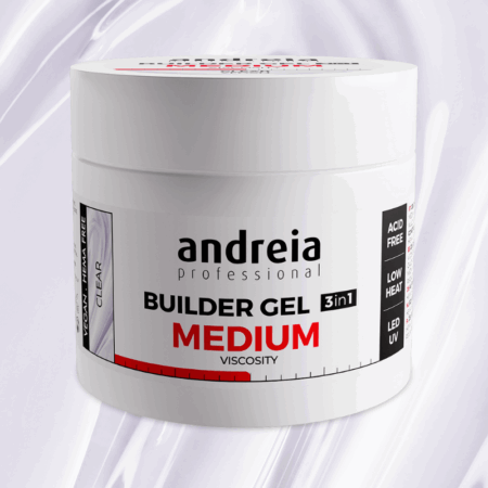 Gel de construção Média viscosidade Andreia – Clear 200g