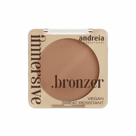 Immersive Bronzer 02 Medium Neutral Brown Satin Finish- Andreia
