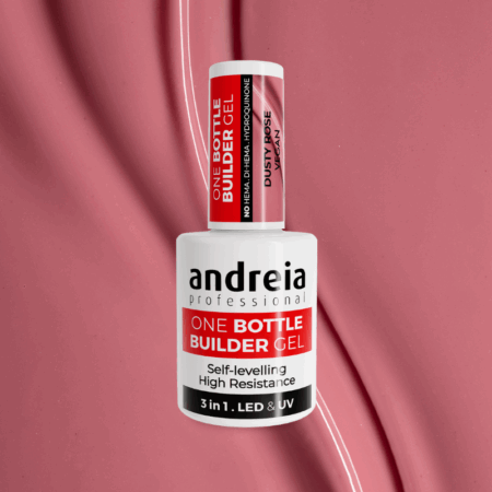 One Bottle Builder Gel - Gel de Construção 3 em 1 Andreia - Dusty Rose 14ml