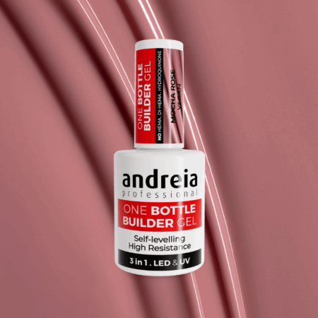 One Bottle Builder Gel - Gel de Construção 3 em 1 Andreia - Mocha Rose 14ml