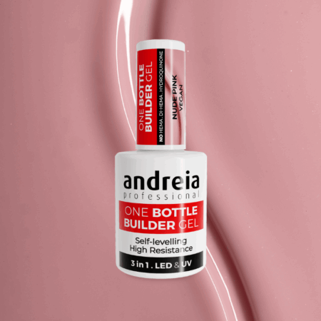 One Bottle Builder Gel - Gel de Construção 3 em 1 Andreia - Nude Pink 14ml