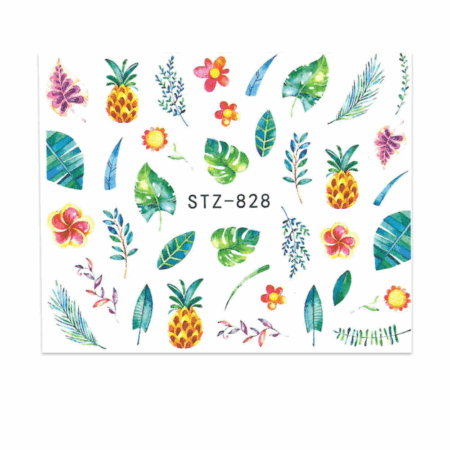 Decalque de água florido STZ-828