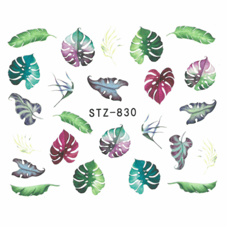 Decalque de água florido STZ-830