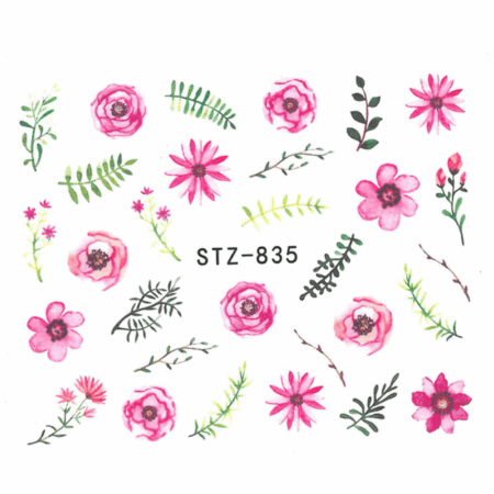 Decalque de água florido STZ-835
