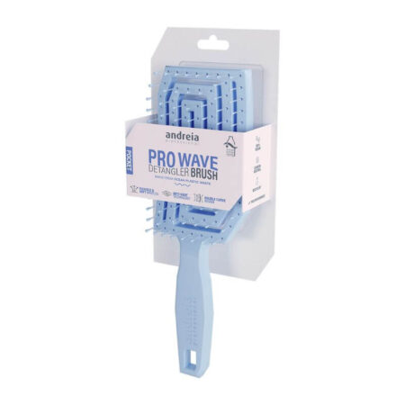 Escova cabelo Pro Wave Pocket Andreia - Azul