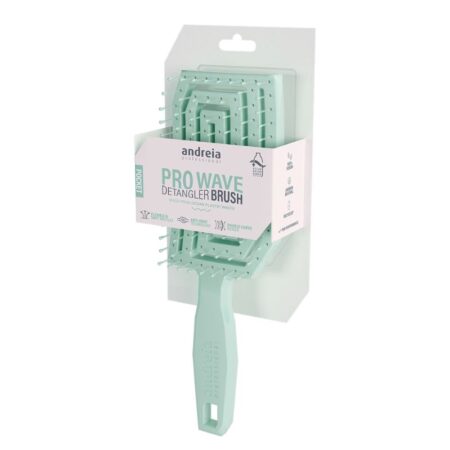Escova cabelo Pro Wave Pocket Andreia - Verde