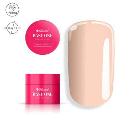 Gel de Construção Natural Beige 50g - Sem HEMA e sem TPO - Silcare