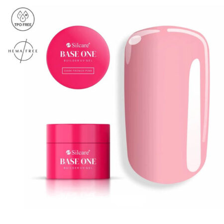 Gel de Construção Dark French Pink 50g - Sem HEMA e sem TPO - Silcare