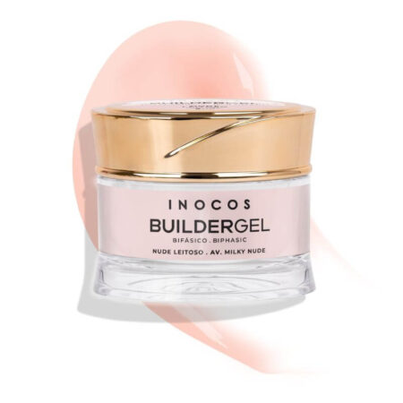 Gel de Construção Nude Leitoso 50g Alta Viscosidade Inocos