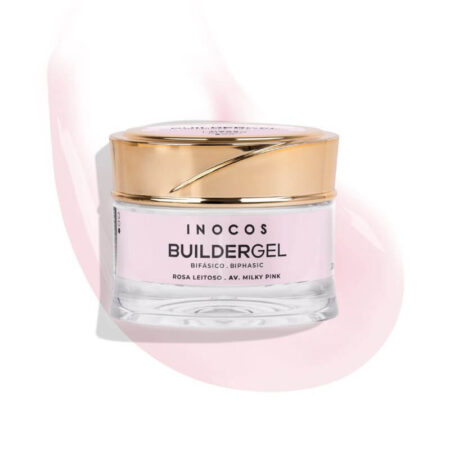 Gel de Construção Rosa Leitoso 30g Alta Viscosidade Inocos