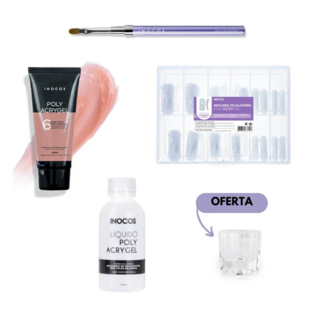 Kit Polyacrygel com moldes dualform ref. 56 - Inocos