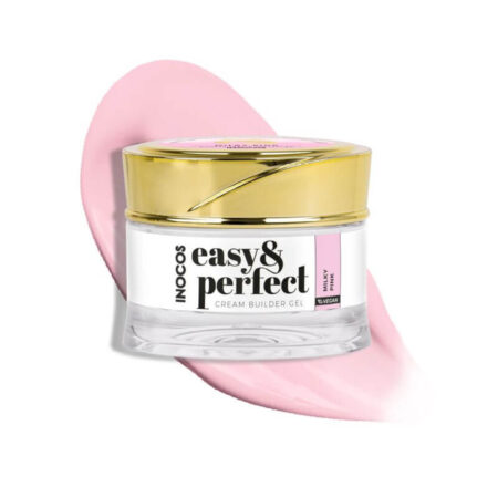 Gel de Construção em Creme Easy & Perfect- Rosa Leitoso 30g Inocos